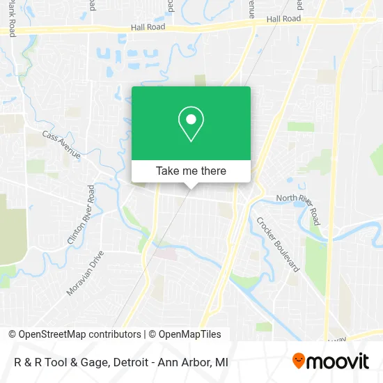 R & R Tool & Gage map