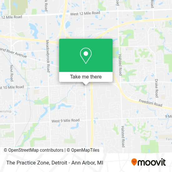 The Practice Zone map