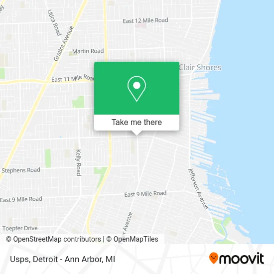 Usps map