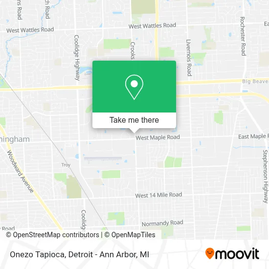 Onezo Tapioca map