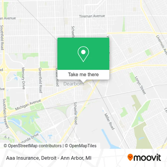 Aaa Insurance map