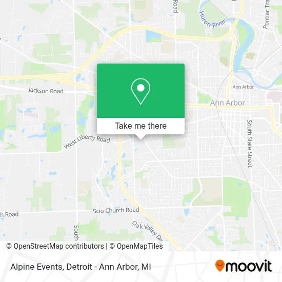 Alpine Events map