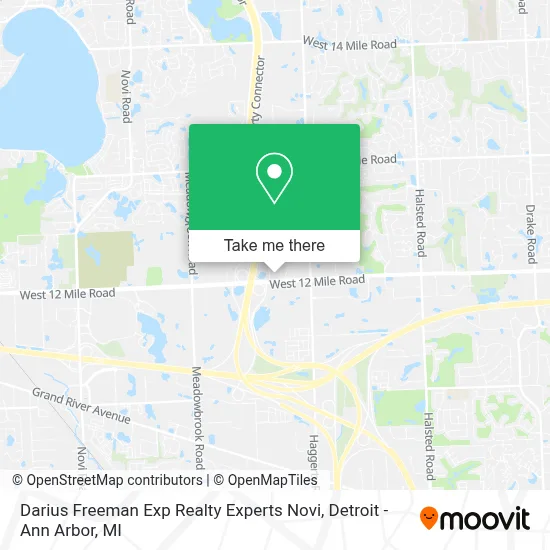 Darius Freeman Exp Realty Experts Novi map