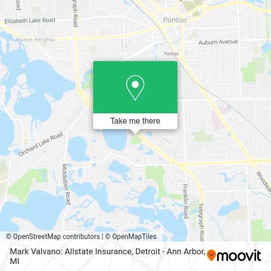 Mark Valvano: Allstate Insurance map