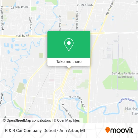R & R Car Company map