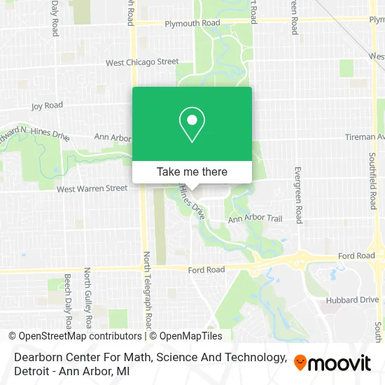 Dearborn Center For Math, Science And Technology map