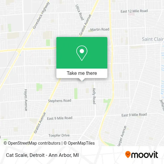 Cat Scale map