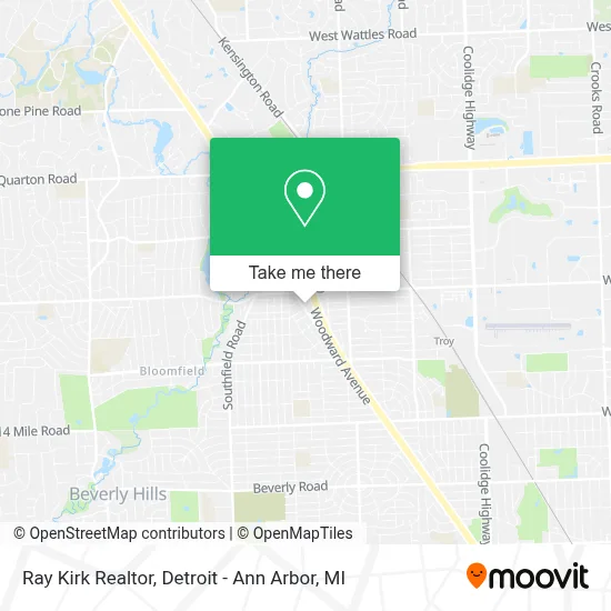 Ray Kirk Realtor map