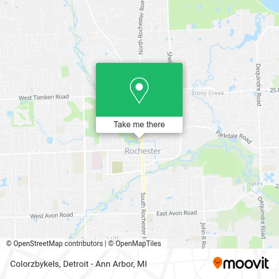 Colorzbykels map