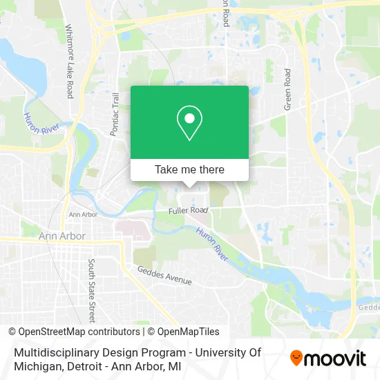 Multidisciplinary Design Program - University Of Michigan map