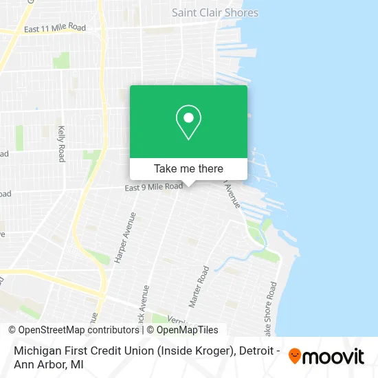 Michigan First Credit Union (Inside Kroger) map