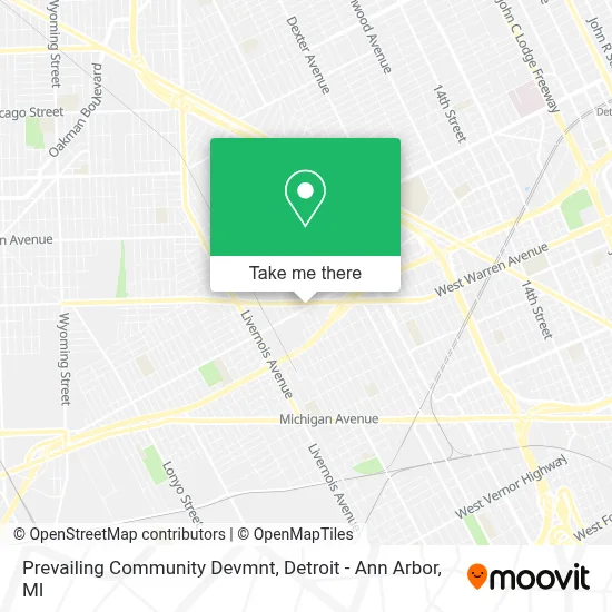 Prevailing Community Devmnt map