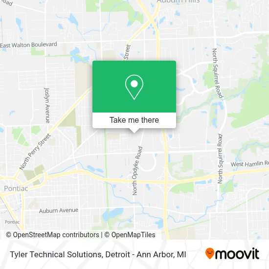 Tyler Technical Solutions map