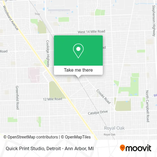 Quick Print Studio map