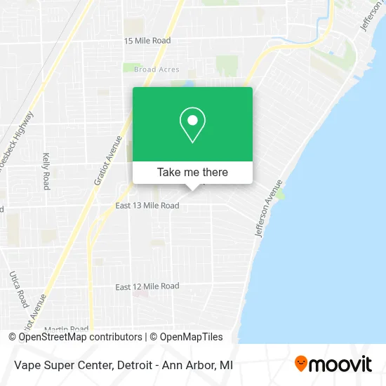 Vape Super Center map