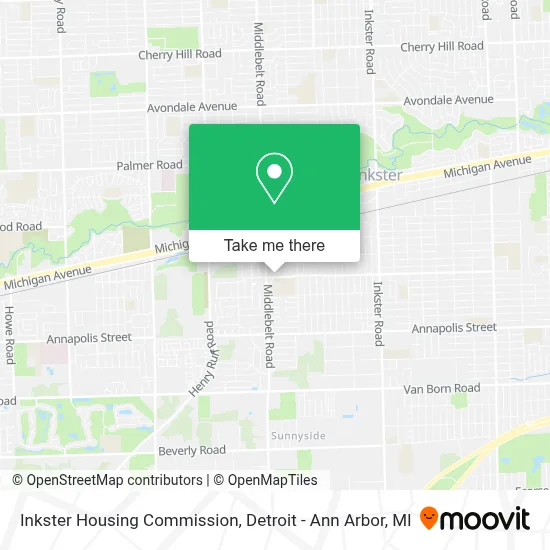 Inkster Housing Commission map