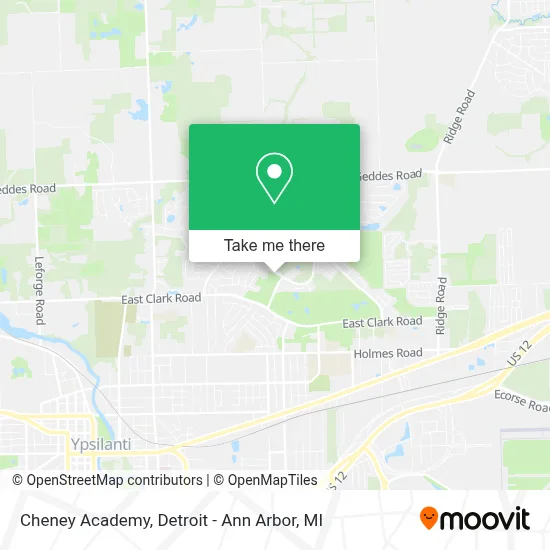Cheney Academy map