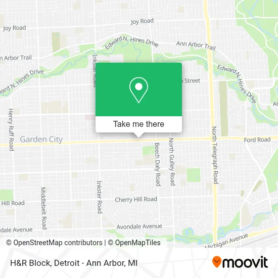 H&R Block map