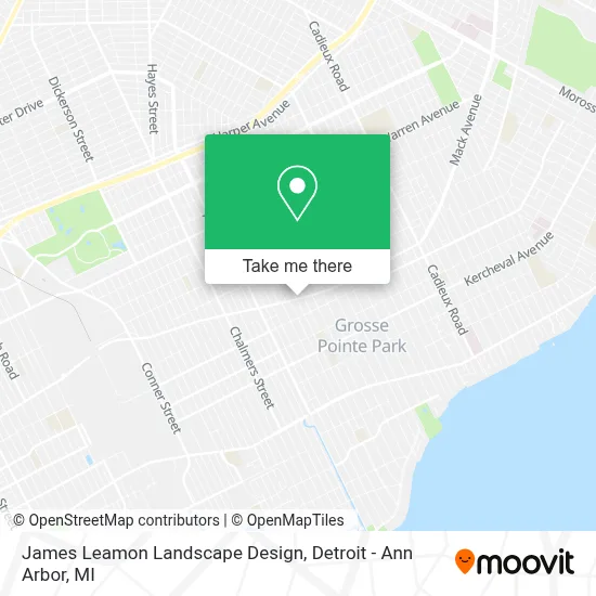 James Leamon Landscape Design map
