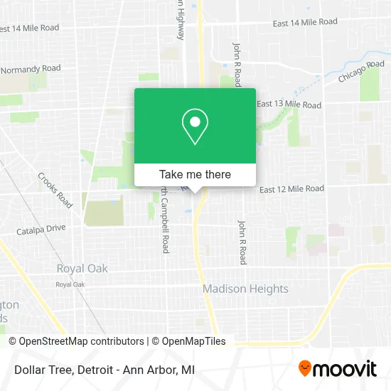 Dollar Tree map