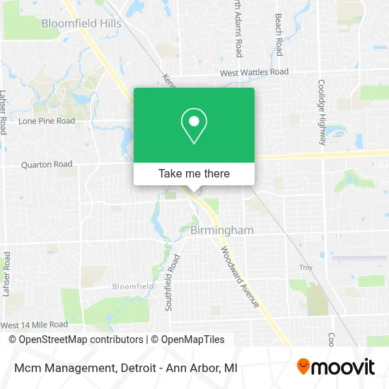 Mcm Management map