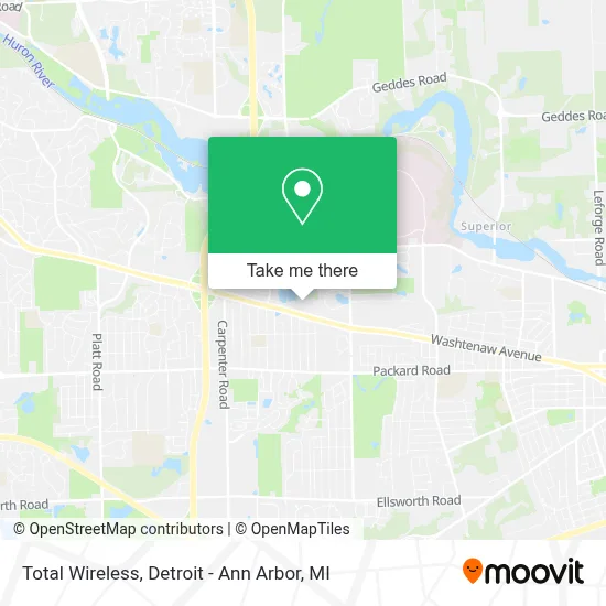 Total Wireless map
