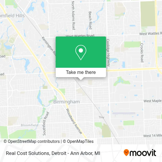 Real Cost Solutions map