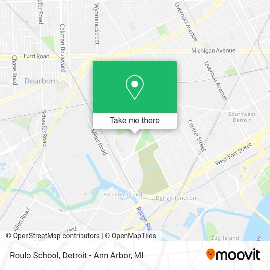 Roulo School map