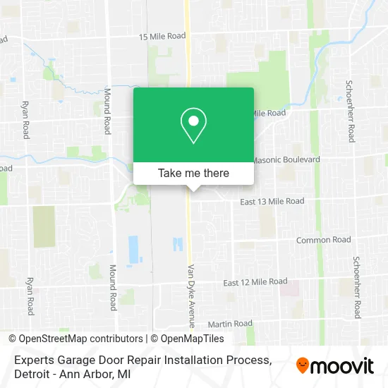 Experts Garage Door Repair Installation Process map