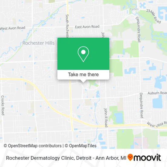 Rochester Dermatology Clinic map