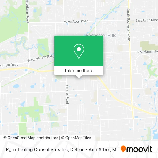 Rgm Tooling Consultants Inc map