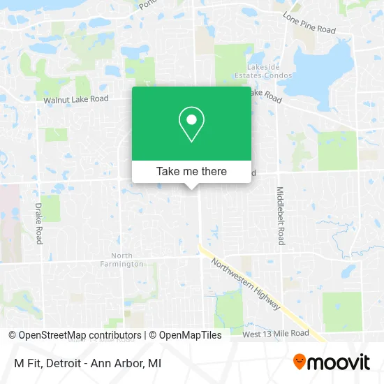 M Fit map