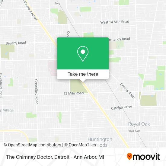 The Chimney Doctor map