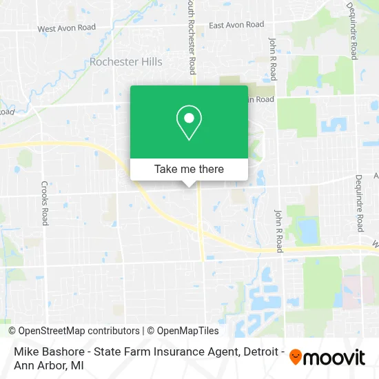 Mike Bashore - State Farm Insurance Agent map