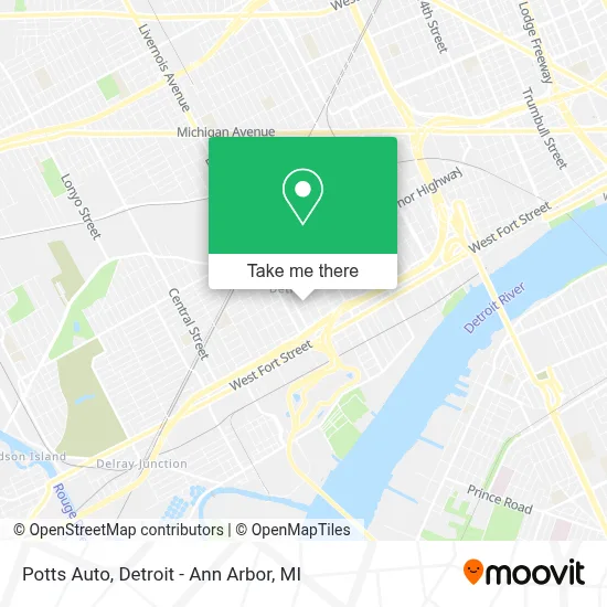 Potts Auto map