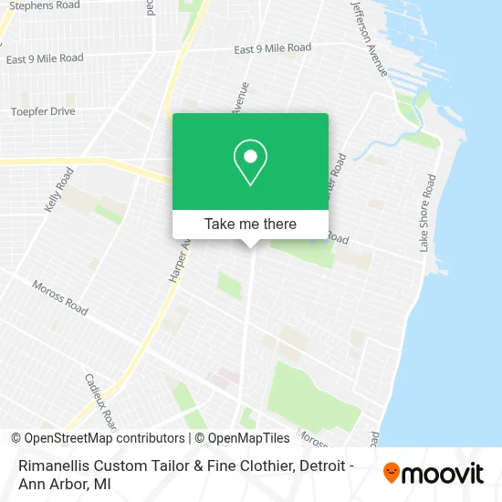 Rimanellis Custom Tailor & Fine Clothier map