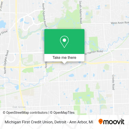 Michigan First Credit Union map