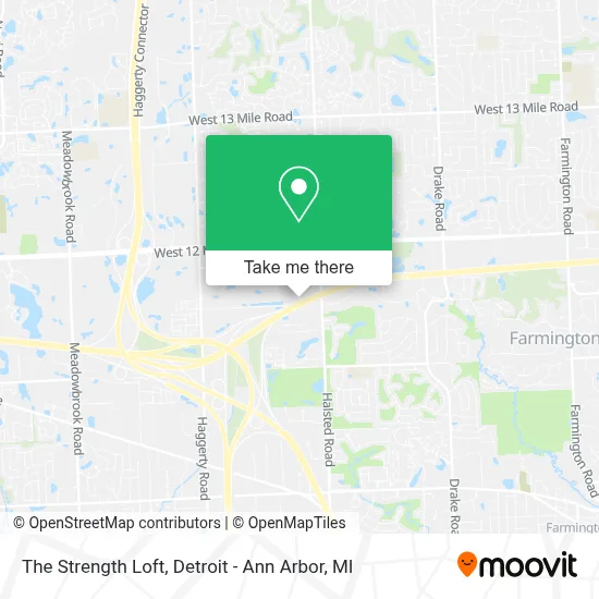 The Strength Loft map