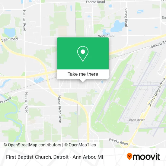 First Baptist Church map