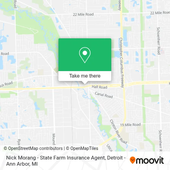 Nick Morang - State Farm Insurance Agent map