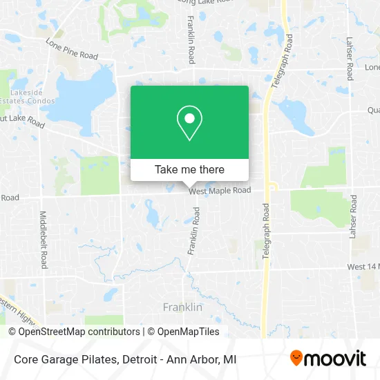Core Garage Pilates map