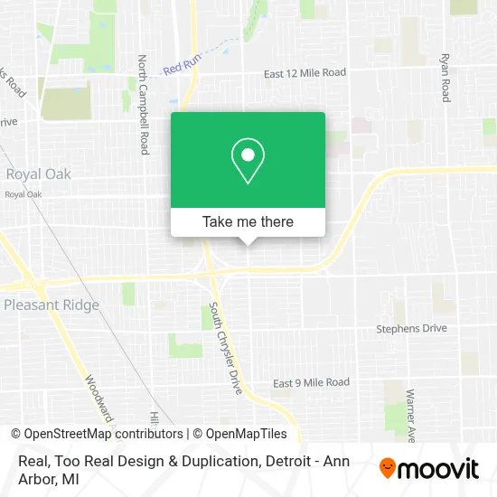 Real, Too Real Design & Duplication map