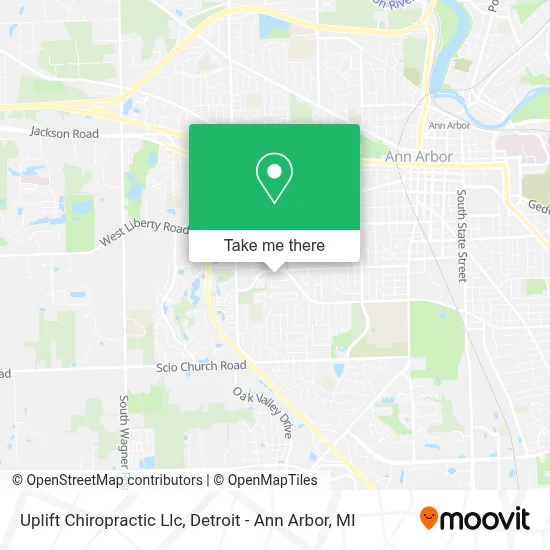 Uplift Chiropractic Llc map