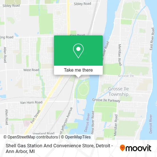 Shell Gas Station And Convenience Store map