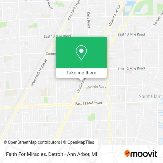 Faith For Miracles map