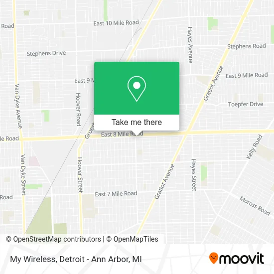 My Wireless map