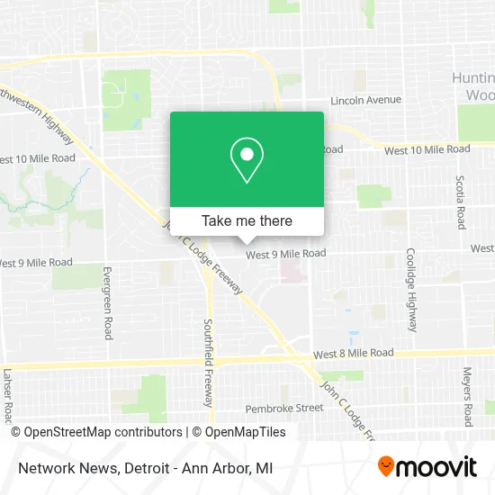 Network News map