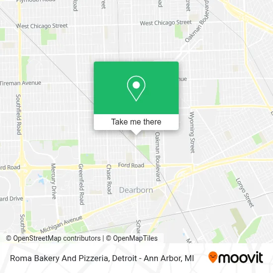 Roma Bakery And Pizzeria map