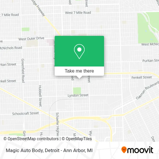 Magic Auto Body map