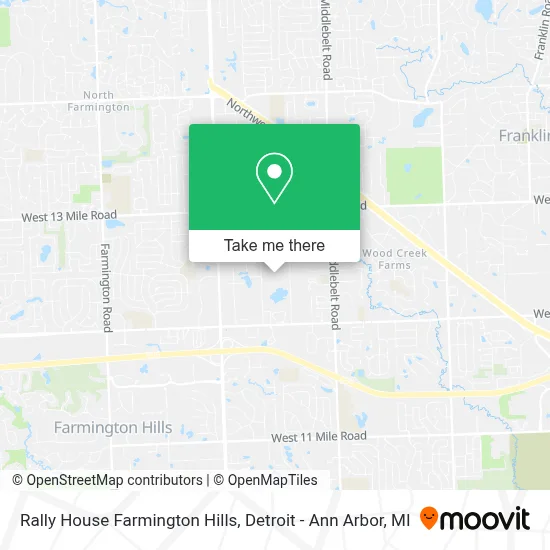 Rally House Farmington Hills map
